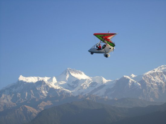 Skydiving in Pokhara Nepal